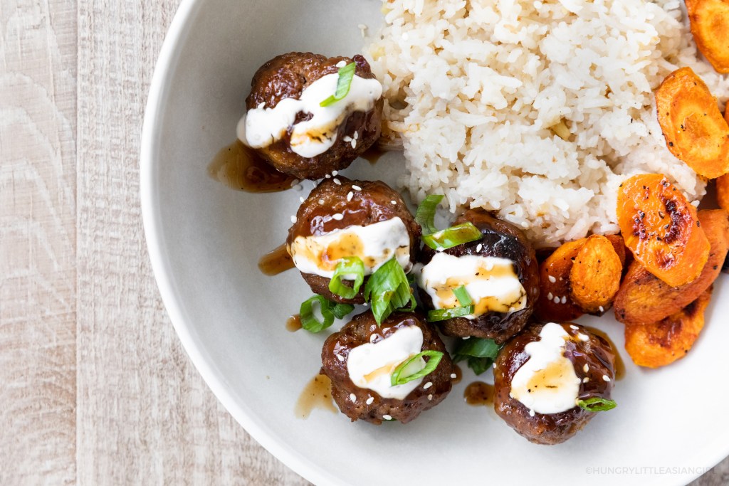 HelloFresh Beef Meatballs with Bulgogi Sauce Hungry Little Asian Girl