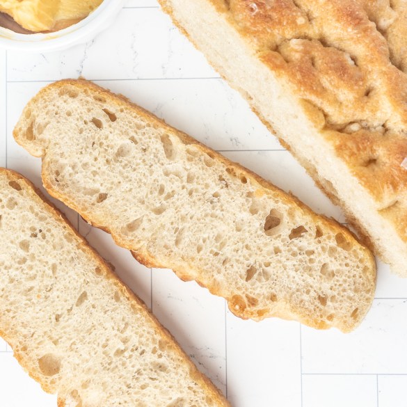 sourdough focaccia bread